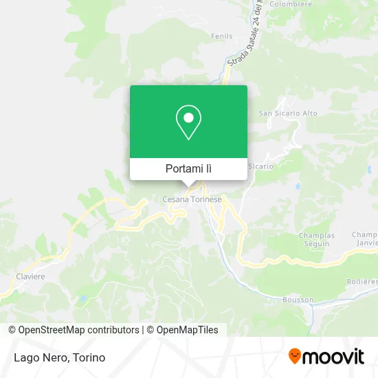 Mappa Lago Nero