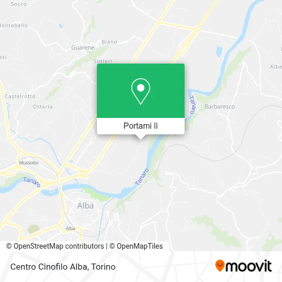 Mappa Centro Cinofilo Alba