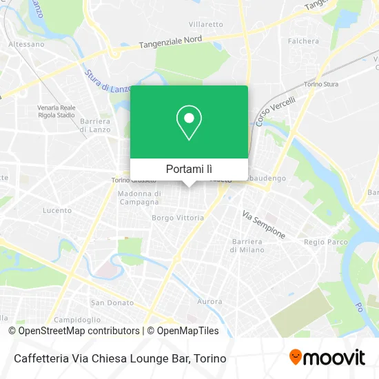 Mappa Caffetteria Via Chiesa Lounge Bar