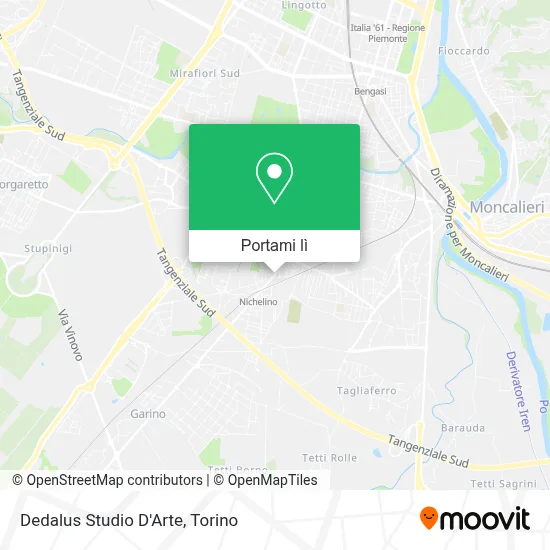 Mappa Dedalus Studio D'Arte