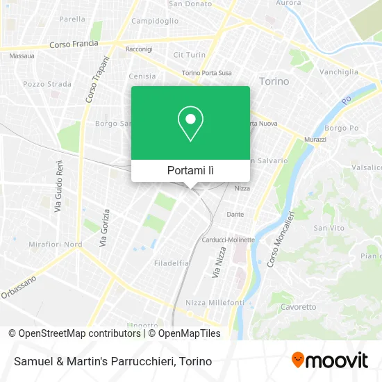 Mappa Samuel & Martin's Parrucchieri