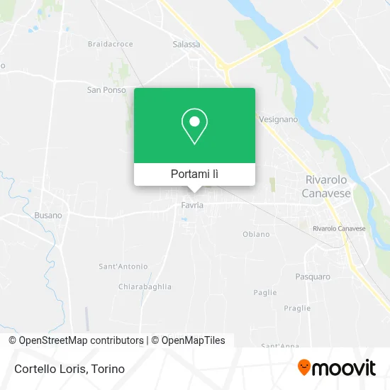Mappa Cortello Loris