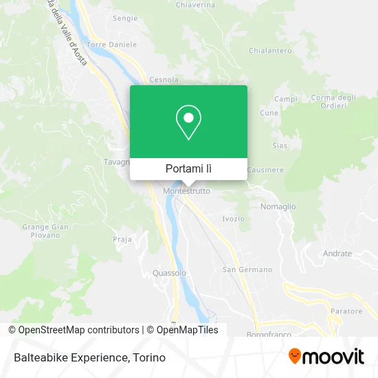 Mappa Balteabike Experience
