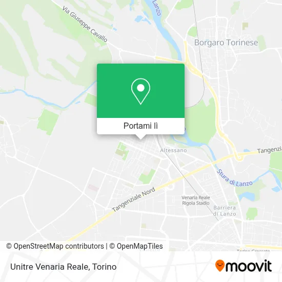 Mappa Unitre Venaria Reale