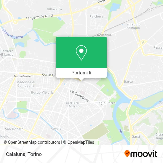 Mappa Calaluna