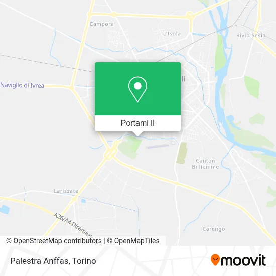 Mappa Palestra Anffas