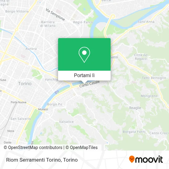 Mappa Riom Serramenti Torino