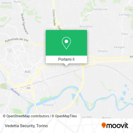Mappa Vedetta Security