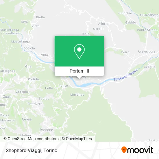 Mappa Shepherd Viaggi