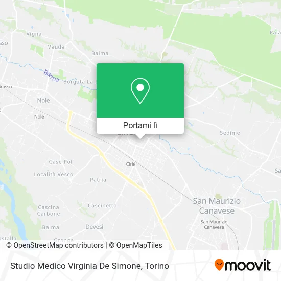 Mappa Studio Medico Virginia De Simone