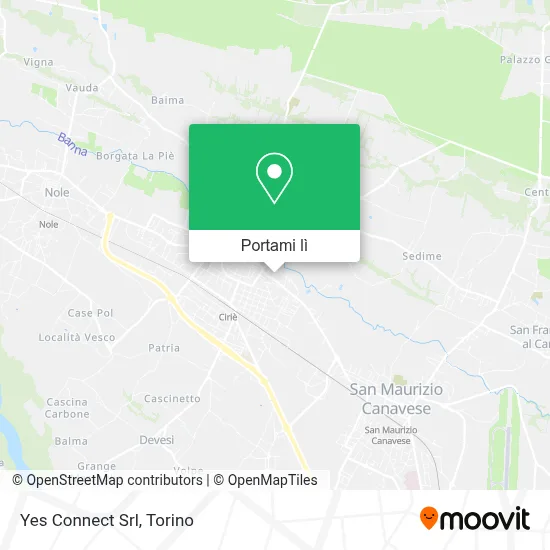 Mappa Yes Connect Srl
