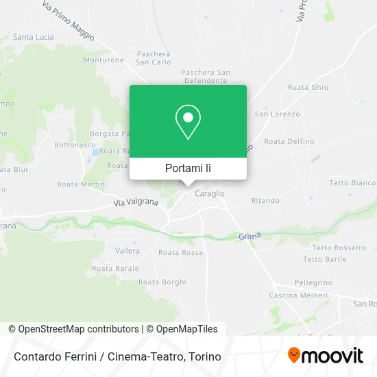 Mappa Contardo Ferrini / Cinema-Teatro