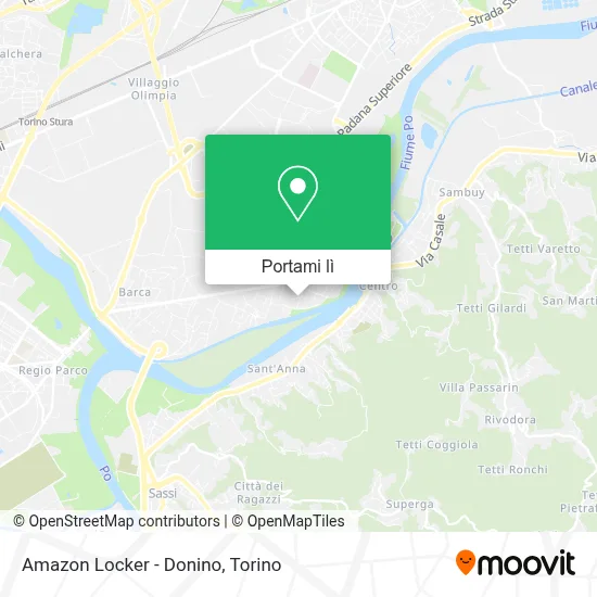 Mappa Amazon Locker - Donino