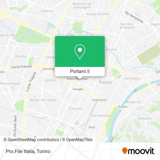 Mappa Pro.File Italia