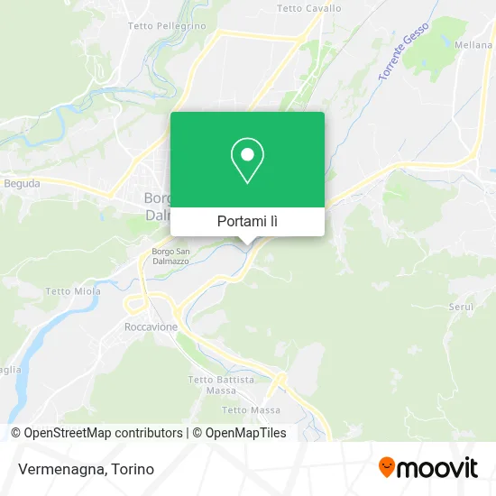 Mappa Vermenagna