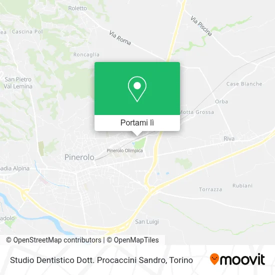 Mappa Studio Dentistico Dott. Procaccini Sandro