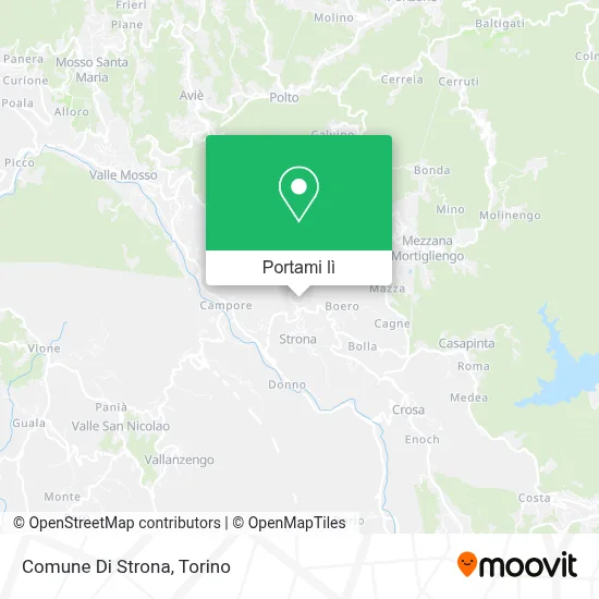 Mappa Comune Di Strona