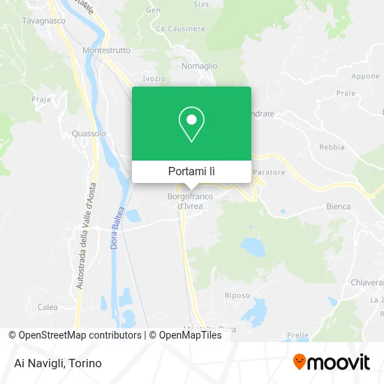 Mappa Ai Navigli