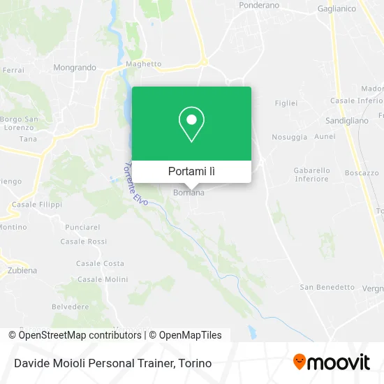 Mappa Davide Moioli Personal Trainer