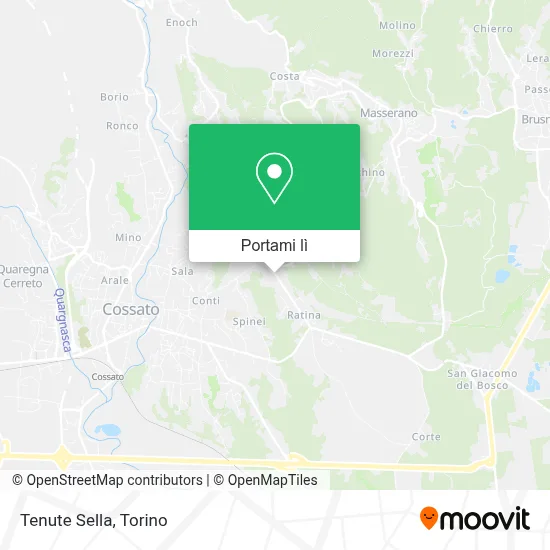 Mappa Tenute Sella