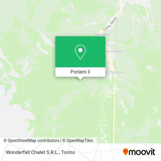 Mappa Wonderfall Chalet S.R.L.