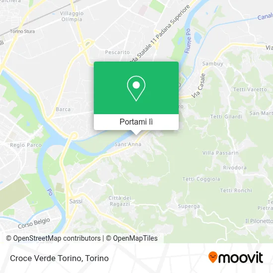 Mappa Croce Verde Torino