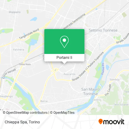 Mappa Chieppa Spa