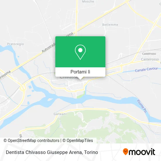 Mappa Dentista Chivasso Giuseppe Arena