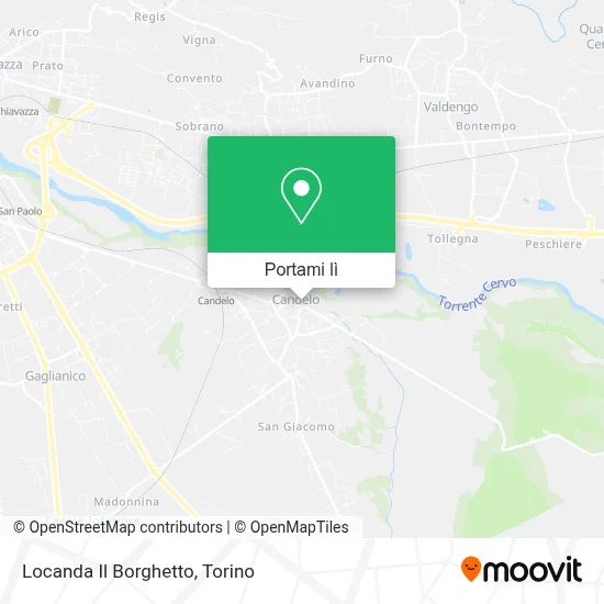 Mappa Locanda Il Borghetto