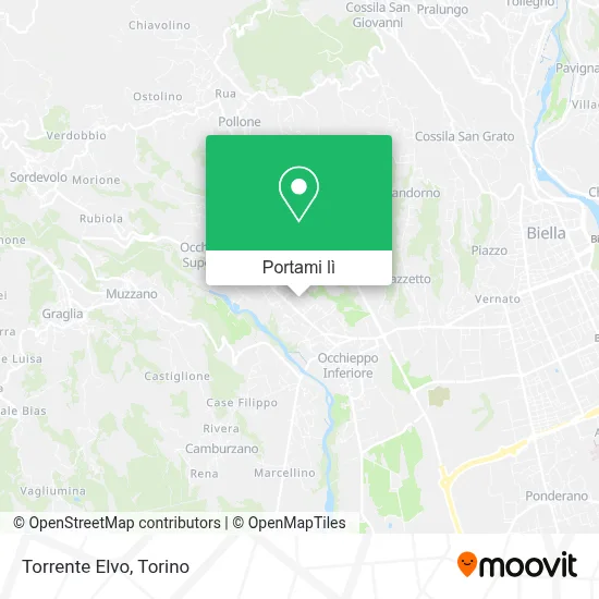 Mappa Torrente Elvo