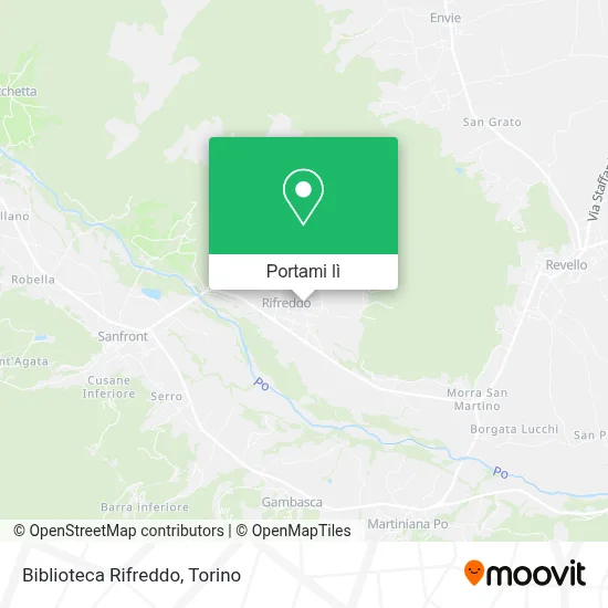 Mappa Biblioteca Rifreddo