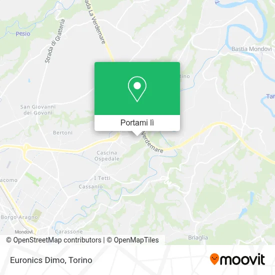 Mappa Euronics Dimo