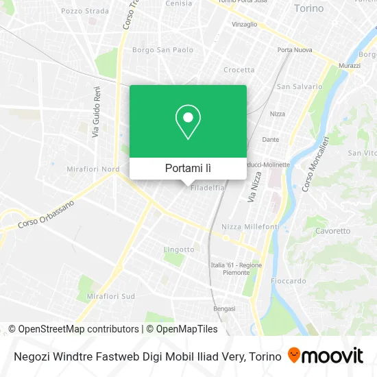 Mappa Negozi Windtre Fastweb Digi Mobil Iliad Very