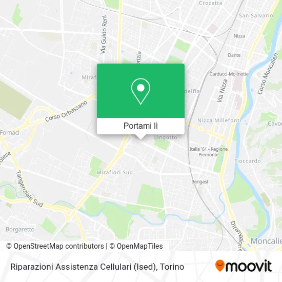 Mappa Riparazioni Assistenza Cellulari (Ised)