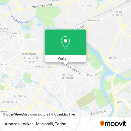 Mappa Amazon Locker - Martorelli