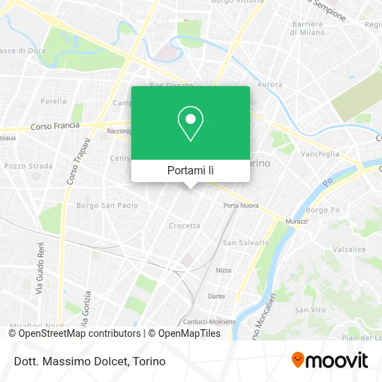 Mappa Dott. Massimo Dolcet