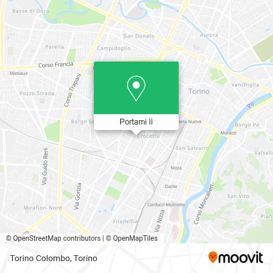 Mappa Torino Colombo