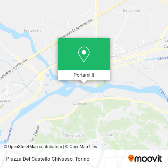 Mappa Piazza Del Castello Chivasso