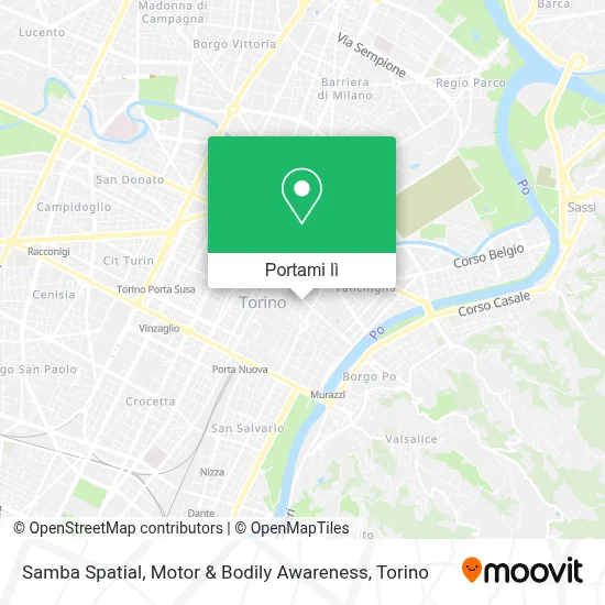 Mappa Samba Spatial, Motor & Bodily Awareness