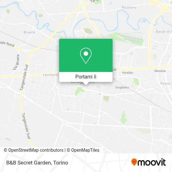 Mappa B&B Secret Garden