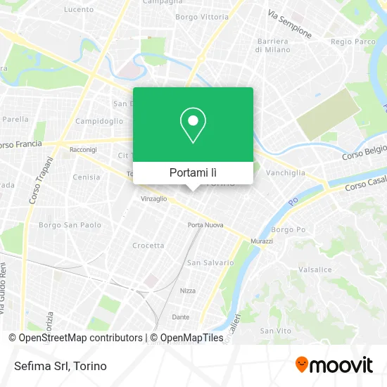 Mappa Sefima Srl