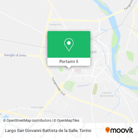 Mappa Largo San Giovanni Battista de la Salle