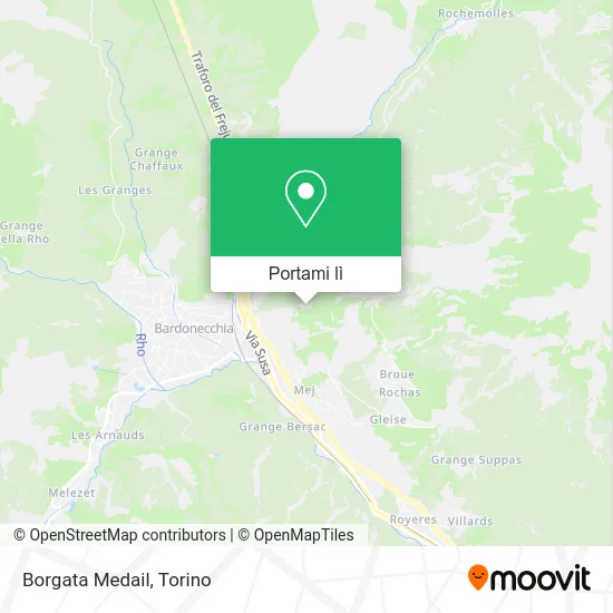 Mappa Borgata Medail