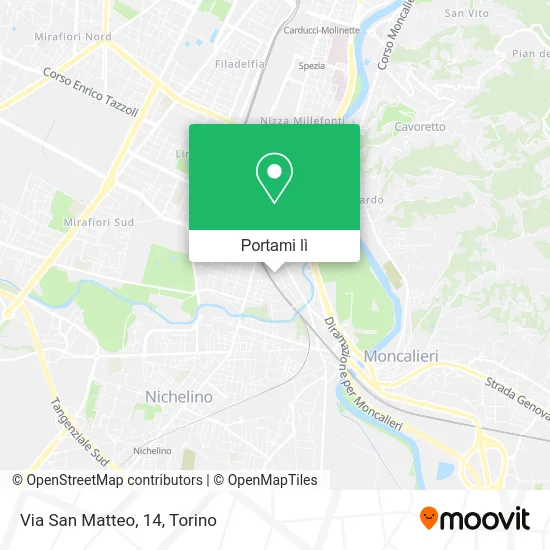 Mappa Via San Matteo, 14