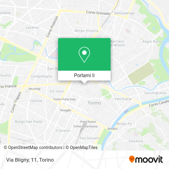 Mappa Via Bligny, 11