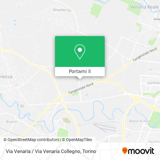 Mappa Via Venaria / Via Venaria Collegno