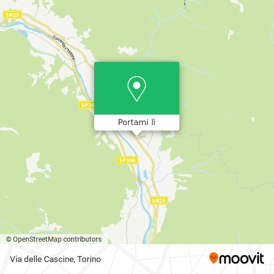 Mappa Via delle Cascine