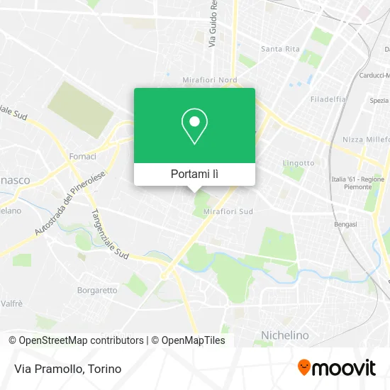 Mappa Via Pramollo