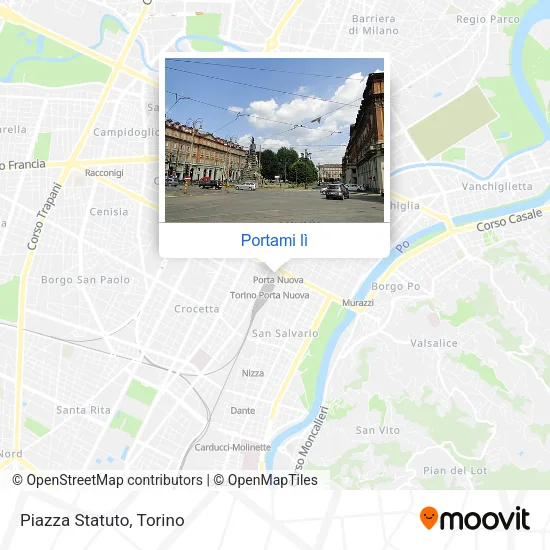 Mappa Piazza Statuto