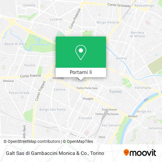 Mappa Galt Sas di Gambaccini Monica & Co.